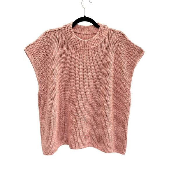 Frank & Eileen Montecito Sweater Vest Coral Reef Italian Cotton Size M NWOT - Picture 2 of 13